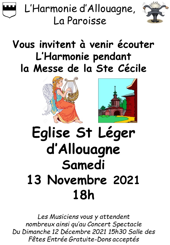 Messe de Ste Cécile Ville Allouagne